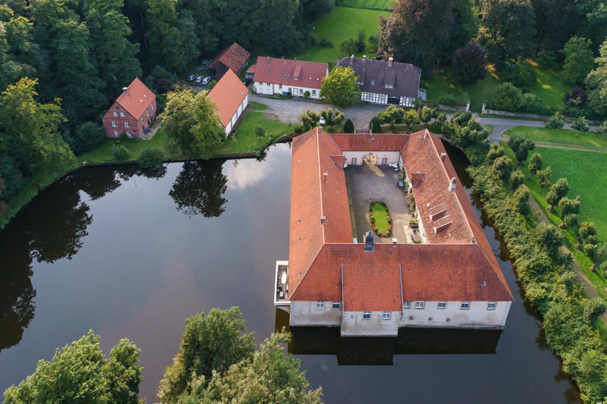 Ferienhaus Am Wasserschloss Haus Marck Tecklenburg Dış mekan fotoğraf